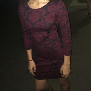 Burgundy Dress